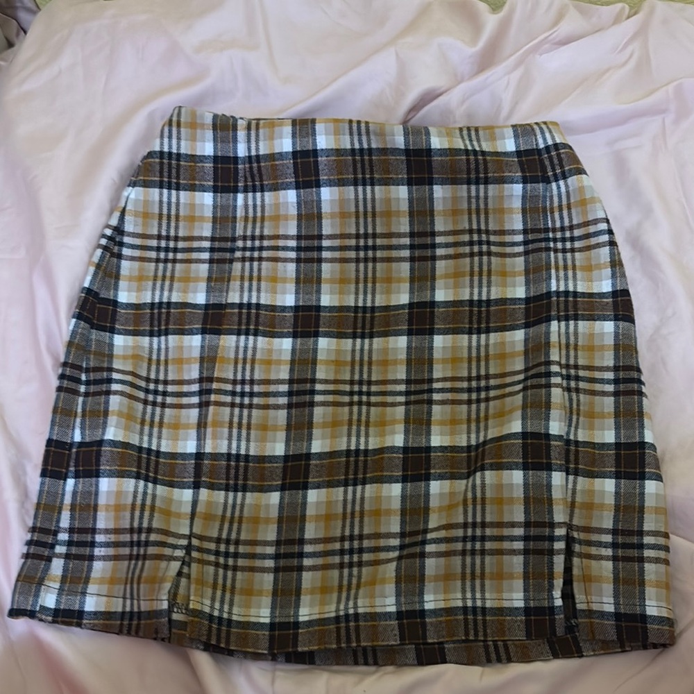 Love on a Hanger Black and White Mini Pencil Skirt